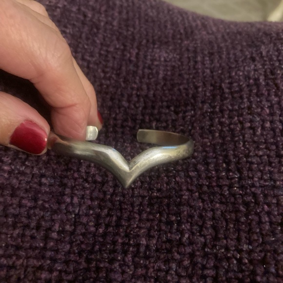 Vintage 925 sterling silver cuff bracelet - Picture 4 of 16